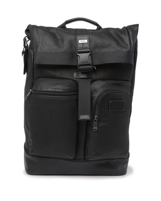 tumi rolltop backpack