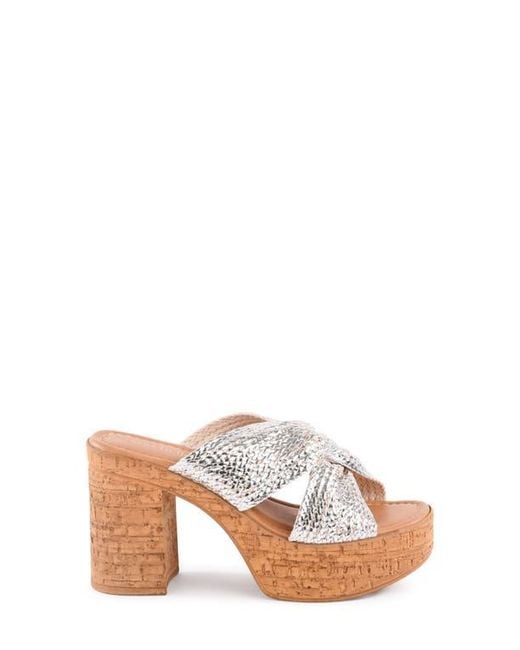 Seychelles Pink Adorned Platform Sandal