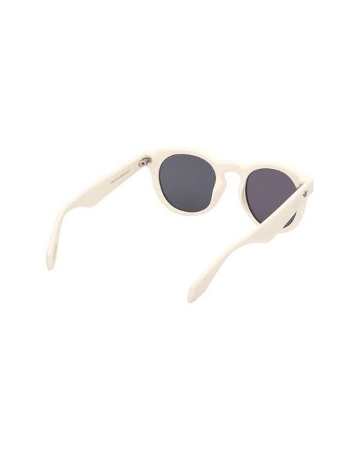 Adidas Gray Round Sunglasses for men