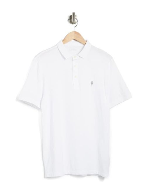 AllSaints White Vidal Polo for men