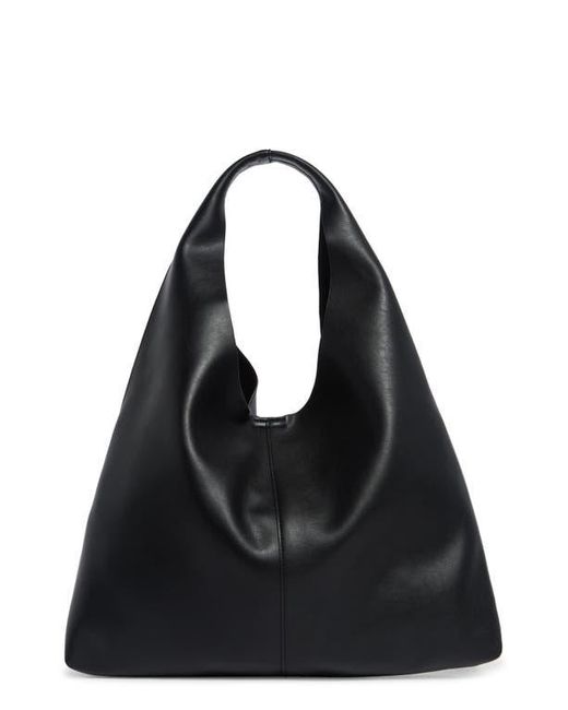 BCBGMAXAZRIA Black Triangle Hobo Bag