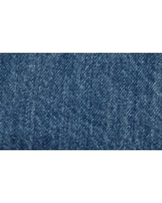 Jonathan Simkhai Blue Amie Zip Sleeve Denim Trucker Jacket