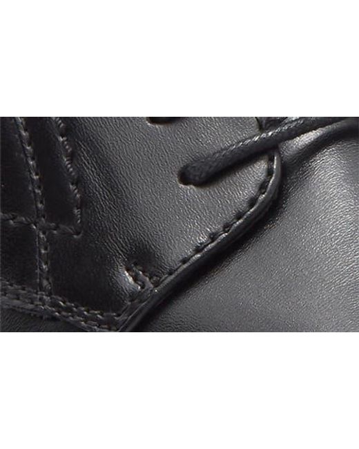 Gordon Rush Black Cap Toe Hybrid Derby for men
