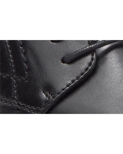 Gordon Rush Black Cap Toe Hybrid Derby for men