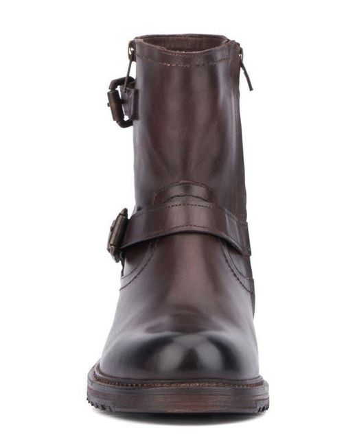Vintage Foundry Brown Umay Moto Boot