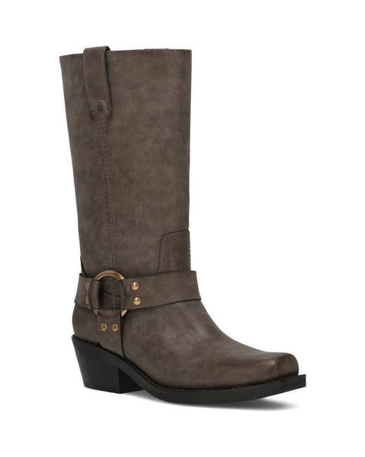 FRYE and CO Brown Lorrie Harness Boot