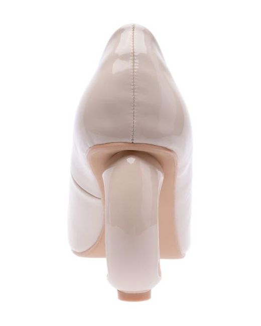Ninety Union Pink Blast Square Toe Pump