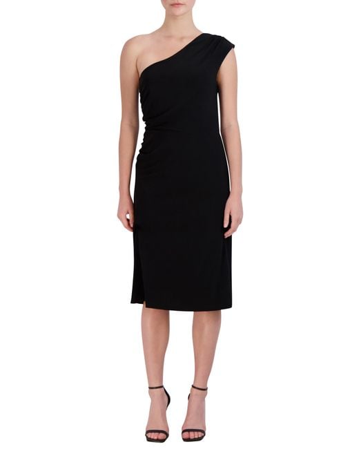 laundry by shelli segal one shoulder dress