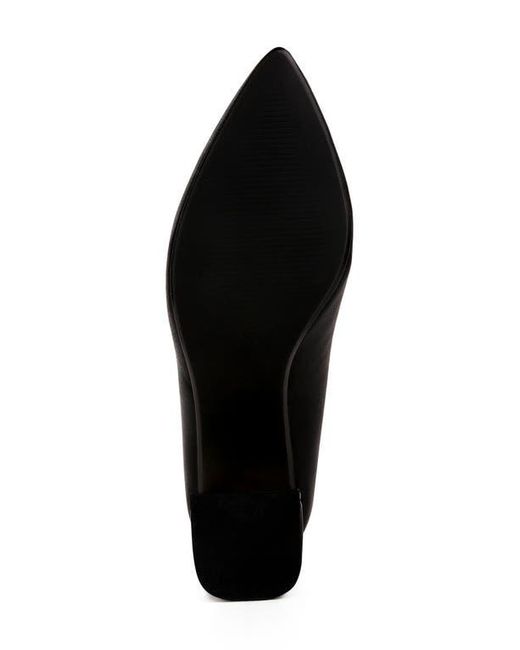 LONDON RAG Black Casey Pump