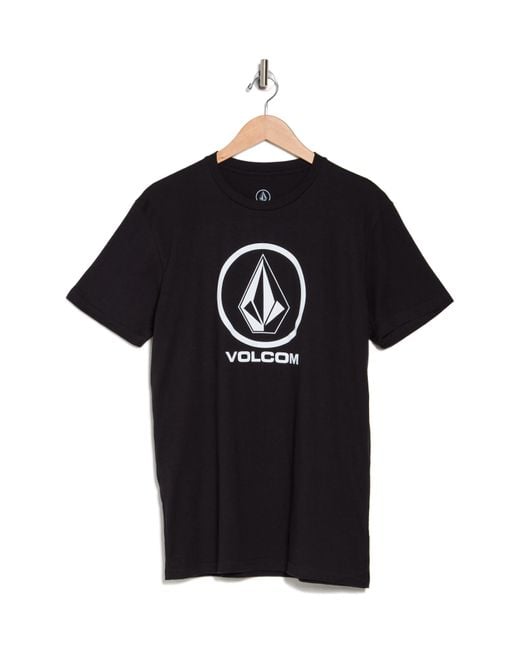 Volcom Black Crisp Graphic T-shirt for men