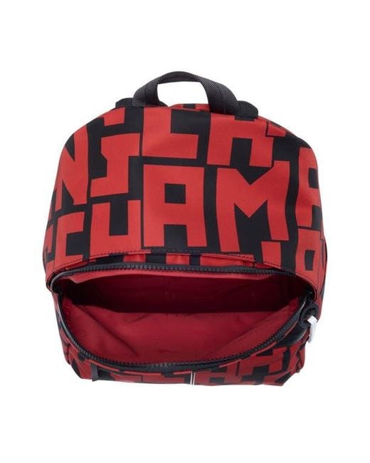 Longchamp Red Le Pliage Medium Backpack for men