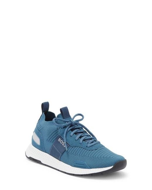 Boss Blue Titanium Sneaker for men