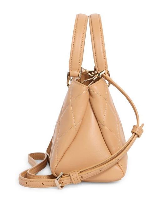Kate Spade Natural Carey Small Quilted Sullivan Satchel Bag
