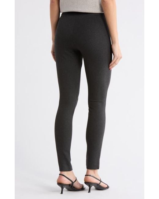 Theory Black Shawn Pull-On Ponte Knit Pants