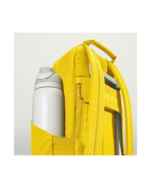 Brevite Yellow The Water Resistant Backpack