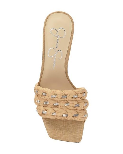 Jessica Simpson Natural Kasova Slide Sandal