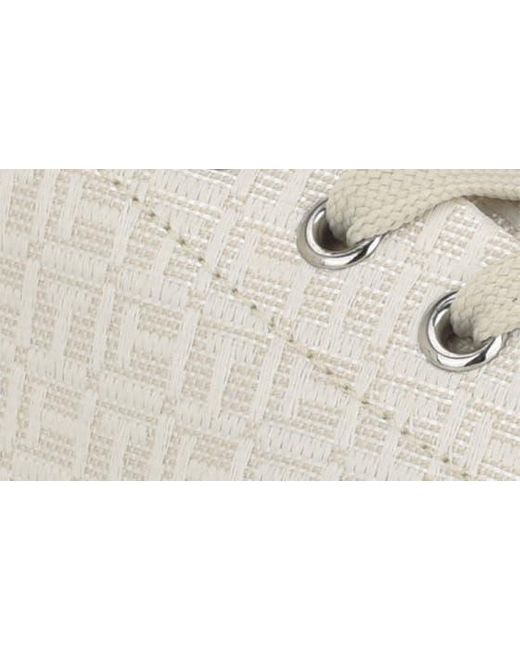 Tommy Hilfiger White Monogram Platform Low Top Sneaker