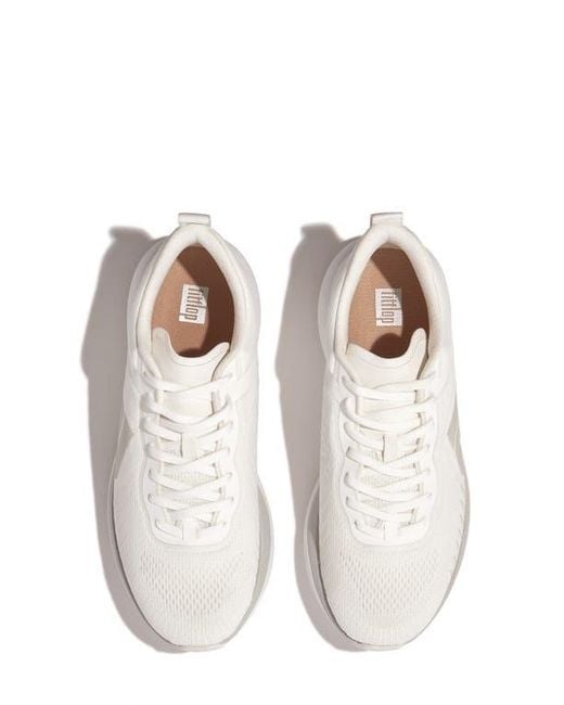 Fitflop White Ff Runner Mesh Sneaker