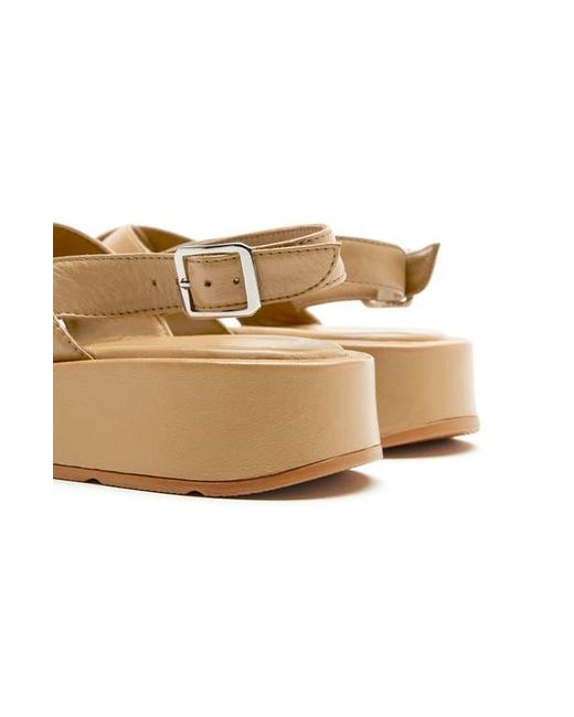La Canadienne Natural Amour Wedge Platform Sandal