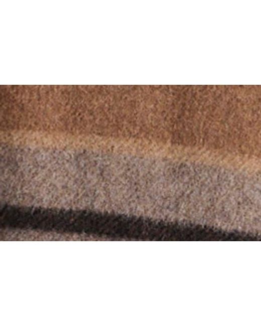 Madewell Brown Stripe Chore Jacket