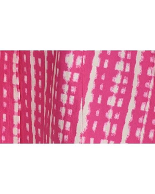 Calvin Klein Pink Sleeveless Cotton Shirtdress