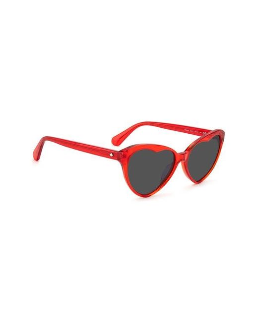 Kate Spade Velma 57Mm Gradient Cat Eye Sunglasses in Red | Lyst display picture 1