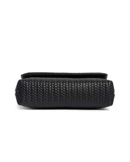 Sam Edelman Black Eva Woven Shoulder Bag