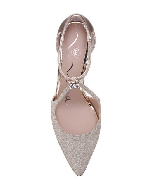 Nina White Neoma Pointed Toe Pump