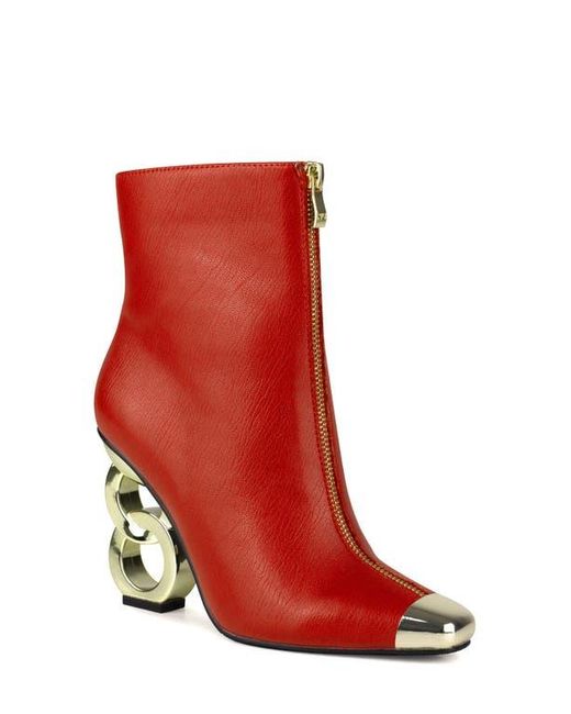 Ninety Union Red Lovely Zipper Boot