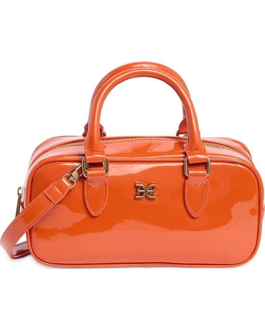 Sam Edelman Orange Elcie Mini Crossbody Bag