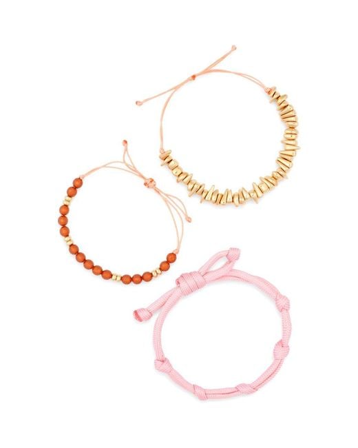 Leith Multicolor 3-Pack Assorted Slider Bracelets