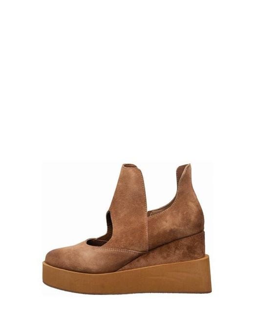 Antelope Brown Unity Wedge Bootie