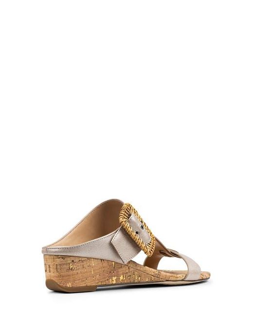 Donald J Pliner Natural Vine Wedge Sandal