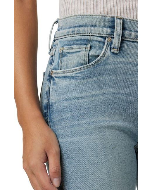 Hudson Blue Barbara Raw Hem High Waist Bootcut Jeans