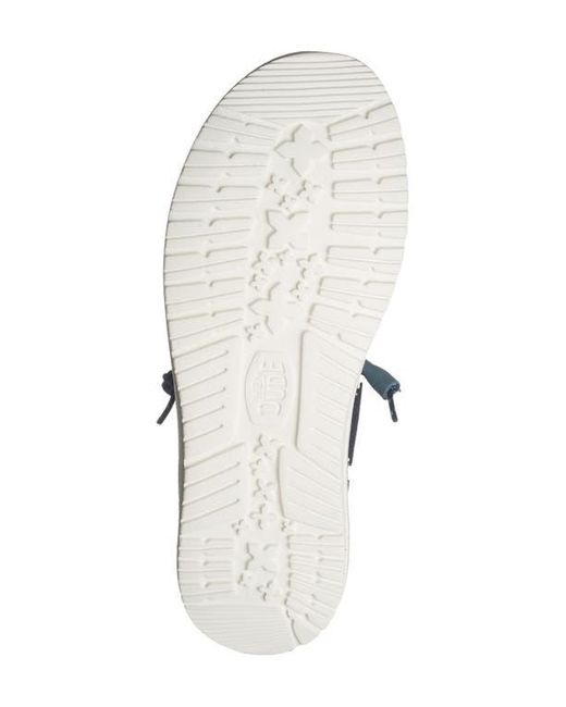 HeyDude Blue Wally Sneaker for men