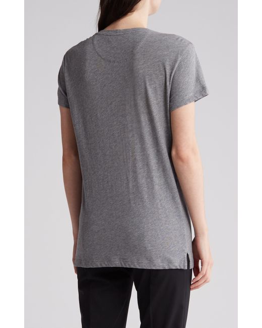 Valentino Gray Beauty Is A Birthright Embellished T-shirt