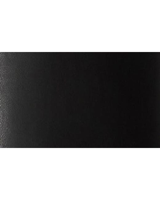 Steve Madden Black Faux Leather Short Sleeve T-Shirt