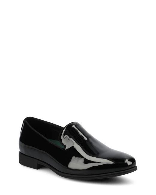 Vance Co. Black Giovanni Plain Toe Loafer for men