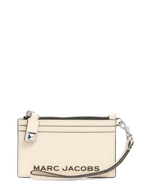 Marc Jacobs Natural Bold Slg Top Zip Wristlet