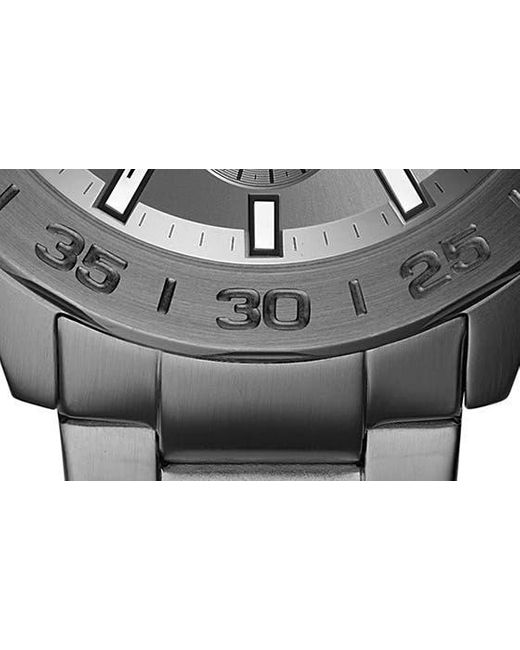 Fossil Gray Bannon Multifunction Smoke Stainless Steel Watch for men