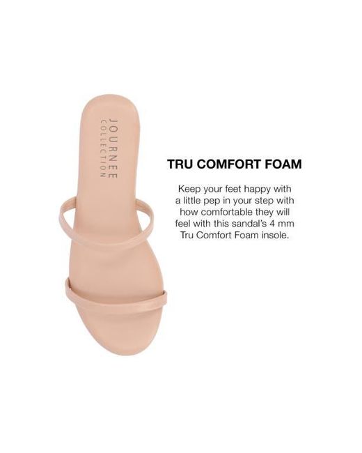 Journee Collection Pink Adyrae Tru Comfort Slide Sandal