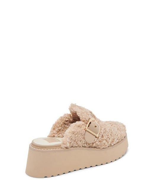 Dolce Vita Natural Lelani Faux Fur Mule