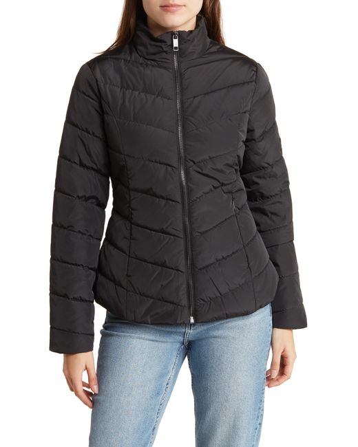 Womens packaway padded on sale jacket