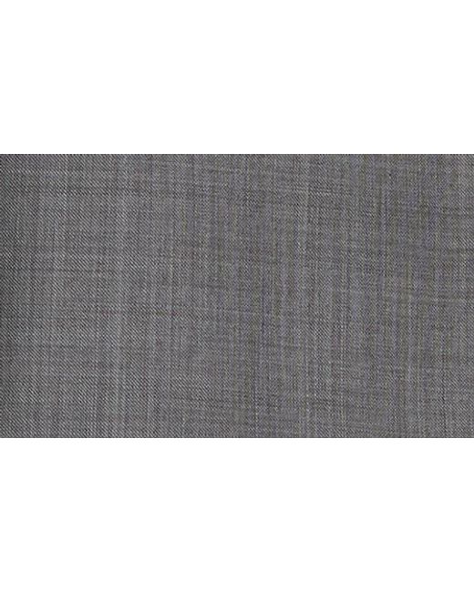 Vince Gray Two Button Notch Lapel Wool Suit Jacket for men
