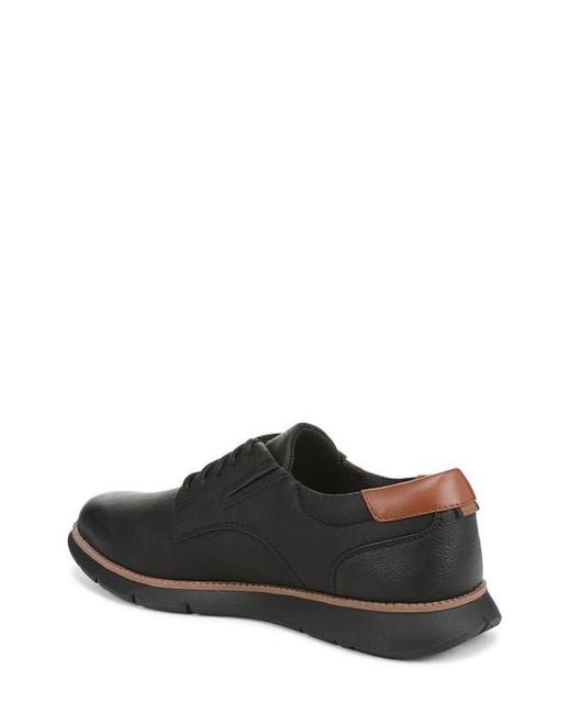 Dr. Scholls Black Synergy Plain Toe Derby for men