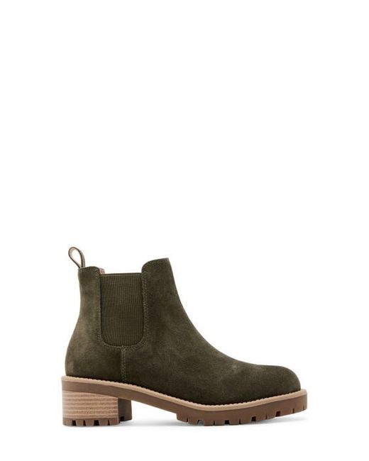 Blondo Green Waterproof Suede Chelsea Boots