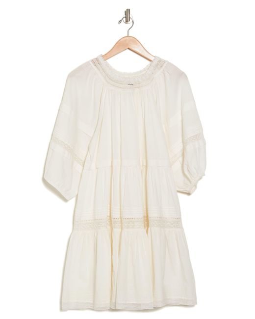 The Great Natural The Short Nightingale Long Sleeve Dress