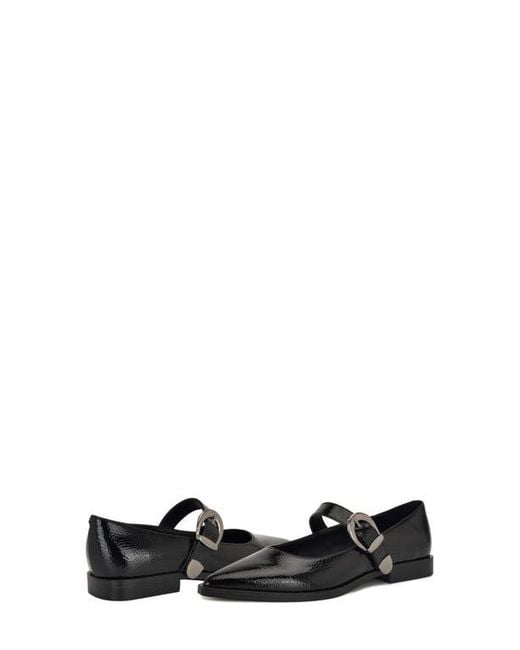 Nine West Black Katrel Mary Jane Flat