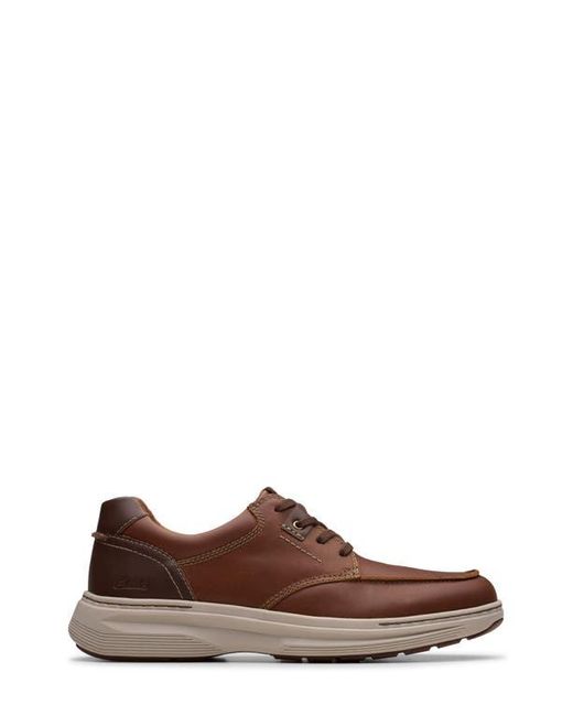 Clarks Brown Craftwell Moc Toe Derby for men