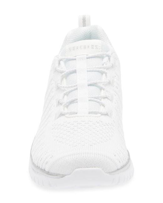 Skechers White Virtue Lucent Sneaker